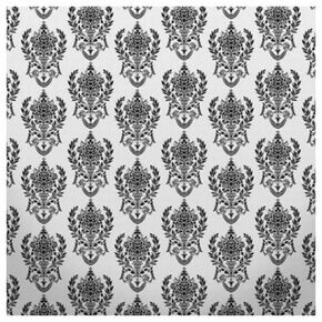 Click Props Background Vinyl with Print Damask2 W Black 1