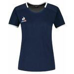 Ženska majica Le Coq Sportif Tennis T-Shirt Short Sleeeve N°2 - dress blues/new optical white