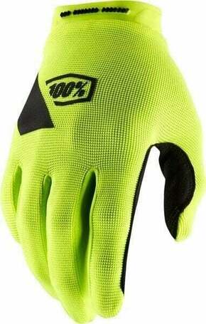 100% Ridecamp Gloves Fluo Yellow S Rukavice za bicikliste