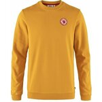 Fjällräven 1960 Logo Badge Sweater M Mustard Yellow 2XL Majica s kapuljačom na otvorenom