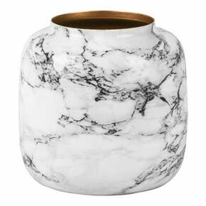 Bijelo-crna željezna vaza PT LIVING Marble