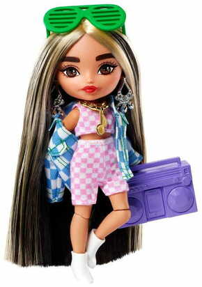 Mattel Barbie Extra Minis u kariranoj haljini (HGP62)