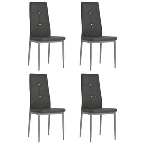 VidaXL Blagovaonske stolice 4 kom od umjetne kože 43 x 43