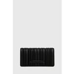 Novčanik Karl Lagerfeld ženski, boja crna - crna. Veliki novčanik iz kolekcije Karl Lagerfeld. Model izrađen od ekološke kože.