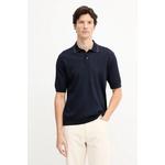 Paul&Shark Vunena polo majica Paul&Shark Knitwear mornarsko plava 15311114