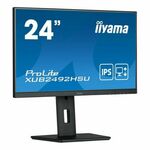 Iiyama ProLite XUB2492HSU-B5 monitor, IPS, 23.8"/24", 16:9, 1920x1080, 75Hz, pivot, HDMI, Display port, VGA (D-Sub), USB