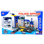 Policijska stanica sa garažom i vozilima