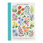 Bilježnica 60 stranica A6 format Wild Flowers - Rex London