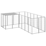 Kavez za pse srebrni 4 84 m² čelični