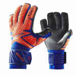 Rukavice za nogometnog vratara F500 Viralto dječje narančasto-plave