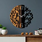 Ukrasni drveni zidni sat, Wooden Clock - 71