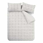 Crno-bijela posteljina za krevet za jednu osobu 135x200 cm Geo – Catherine Lansfield