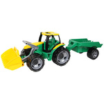 LENA: Veliki zeleno-žuti traktor sa prikolicom 108cm