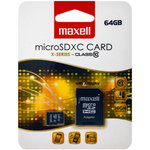 Maxell MicroSDXC 64GB CL10 + Adapter 854731