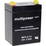 multipower MP2,9-12 A97275 olovni akumulator 12 V 2.9 Ah olovno-koprenasti (Š x V x D) 79 x 107 x 56 mm plosnati priključak 4.8 mm bez održavanja, nisko samopražnjenje
