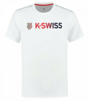 Muška majica K-Swiss Heritage Sport Logo Tee M - white