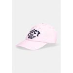 Juicy Couture kapa sa šiltom za žene pamučna CREST CAP roza JCAWH126708