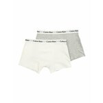 Calvin Klein Underwear - Dječje bokserice (2-pack) - bijela. Bokserice iz kolekcije Calvin Klein Underwear. Model izrađen od udobne pletenine. U setu dva para.