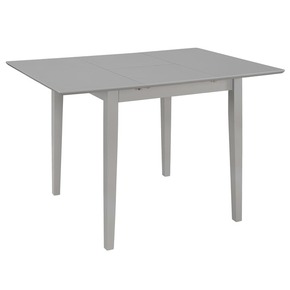 VidaXL Produživi blagovaonski stol sivi (80 - 120) x 80 x 74 cm MDF