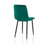 Zelene baršunaste blagovaonske stolice u setu 2 kom – Tomasucci