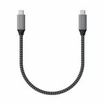 Satechi Fonott kabel, USB-C na USB-C, 40 Gbps, 80 cm, sivi