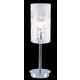ITALUX MTM1673-1 | Sense Italux stolna svjetiljka 48cm sa prekidačem na kablu 1x E27 crno, krom
