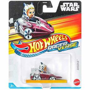 Hot Wheels: RacerVerse - Star Wars Ahsoka lik automobil - Mattel