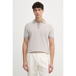 Guess polo za muškarce od pamuka LAKE bež M6GR01.Z0554