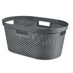 Curver košara za rublje - Infinity Recycled, 39l - Tamno siva