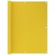 vidaXL Balkonski zastor žuti 120 x 500 cm HDPE