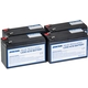 Avacom baterijski kit za APC RBC132 (4 baterije)