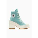 Tenisice Converse Chuck 70 De Luxe Heel Platform boja: tirkizna, A08279C