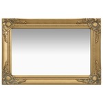Zidno ogledalo u baroknom stilu 60 x 40 cm zlatno