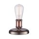 ENDON 76355 | Hal Endon stolna svjetiljka 9,6cm s prekidačem 1x E27 antik crveni bakar, antična boja lima