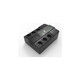 Elsist UPS Multistation 1000VA/600W, Line-Interactive, discharge, overcharging, overload protection, 6×Schuko, USB×2, 1 MULTISTATION1000