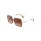 BURBERRY Sunčane naočale '0BE4332' zlatna / smeđa / smeđa melange