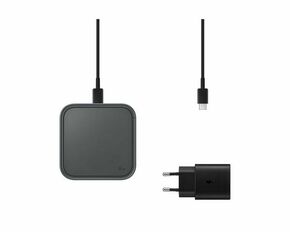 Samsung Wireless Charger Pad mit Adapter EP-P3400T Dark Gray