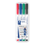 Staedtler 301 WP4 Lumocolor whiteboard pen 301 Whiteboardmarker crna, crvena, plava boja, zelena 4 kom/paket