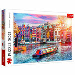 Amsterdamska gradska slika slagalica od 500 dijelova - Trefl