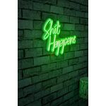 Ukrasna plastična LED rasvjeta, Shit Happens - Green