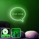 Opviq dekorativna zidna led svjetiljka, Chat Zone - Medium - Green
