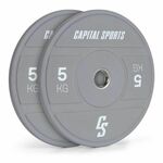 Capital Sports Nipton 2021 disk za uteg, siva