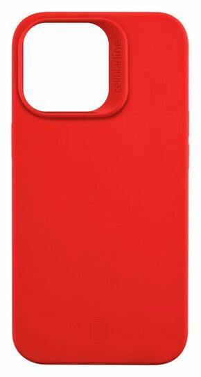 Cellularline Sensation silikonska maskica za iPhone 14 Pro Max red