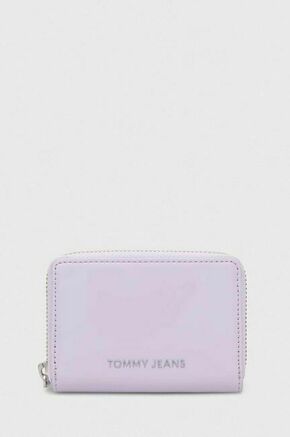 Mali ženski novčanik Tommy Jeans Tjw Ess Must Small Za Patent AW0AW15935 Lavender Flower W06