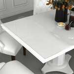 vidaXL Zaštita za stol prozirna 90 x 90 cm 2 mm PVC