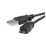 NaviaTec USB 2.0 A muški na Micro B muški kabel, 1,8m, crni NVT-USB-230