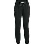 Under Armour Women's UA Rival Terry Joggers Black/White M