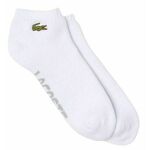 Čarape za tenis Lacoste SPORT Branded Stretch Cotton Low-Cut Socks 1P - white/grey chine