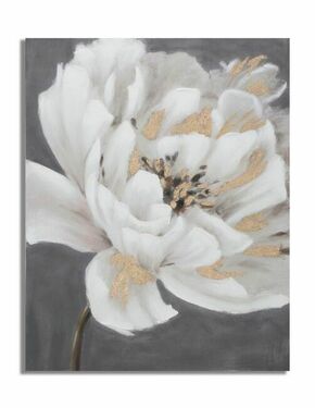 Mauro Ferretti Slika bijelo/zlatni cvijet cm 80x3