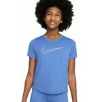 Majica kratkih rukava za djevojčice Nike Dri-Fit One Short Sleeve Top GX - polar/white